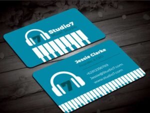 The Role of Print Business Cards in the Live Sound and Music Industry